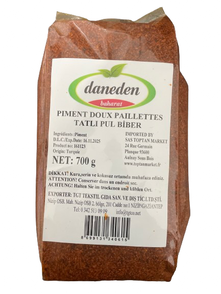 Daneden Piment Paillette Doux 700g