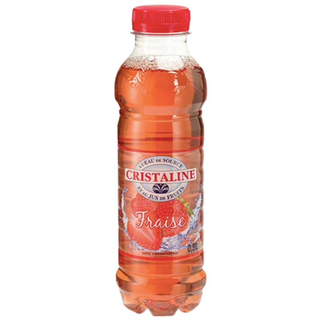 EAU CRISTALINE FRAISE PET 50CLx24