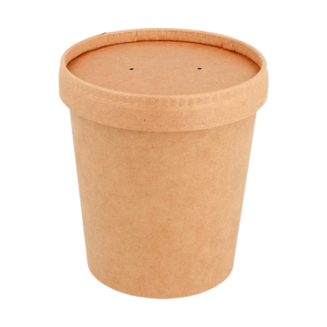 Pot à Soupe en Bamboo 480ml – 25 pcs
