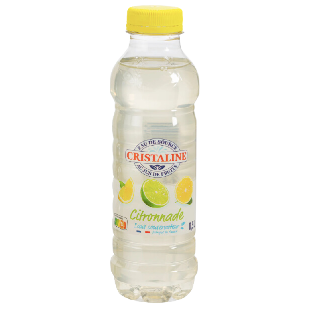EAU CRISTALINE CITRON PET 50CLx24