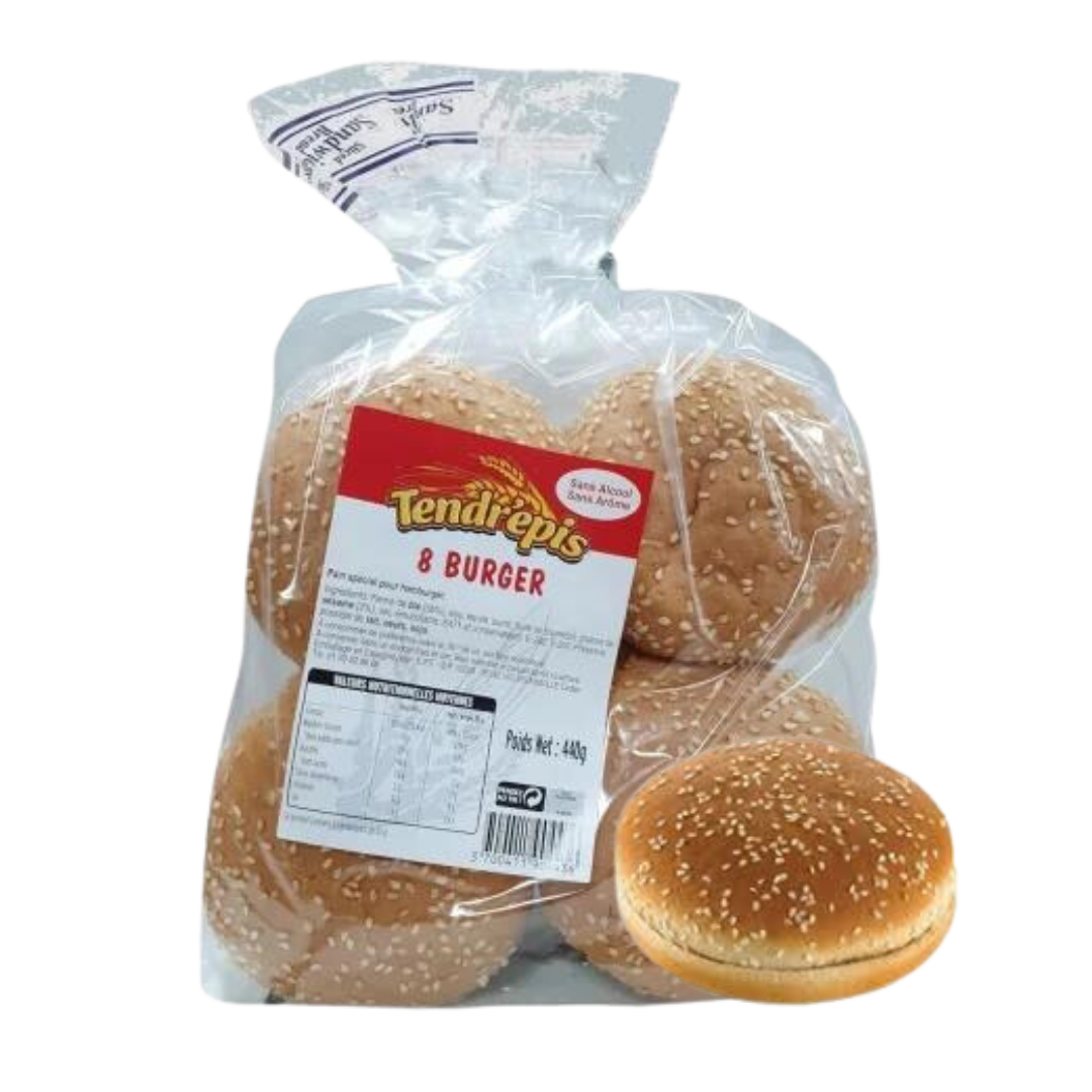 Pain Hamburger Graines de Sésame 48 pcs