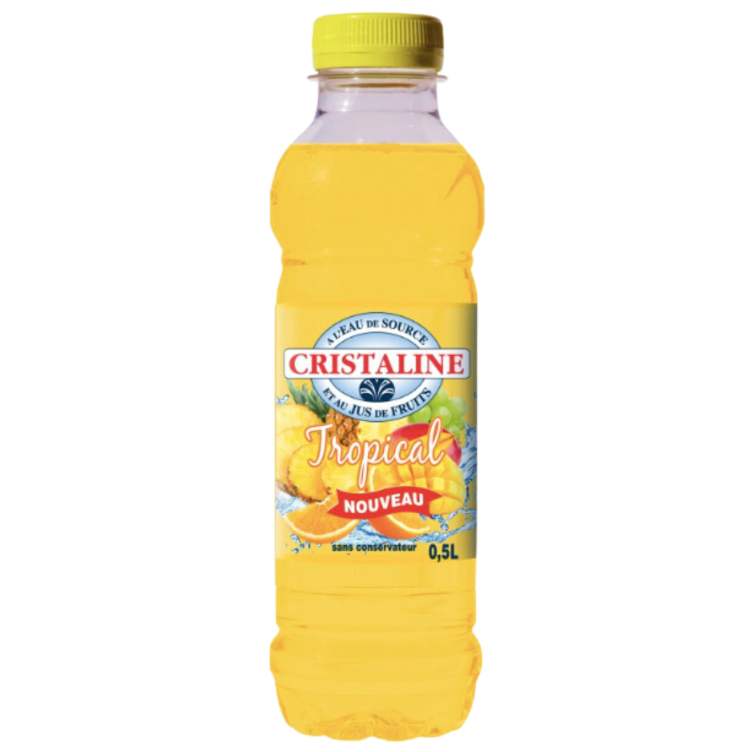 EAU CRISTALINE TROPICAL PET 50CLx24
