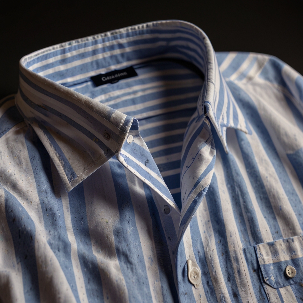 Striped Cotton Poplin Shirt