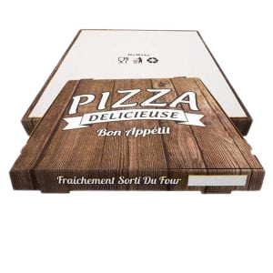 BOITE PIZZA KRAFT 40X40 50PCS